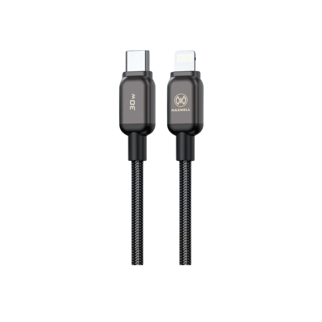 MAXWELL 30W USB-C to Lightning Thunder Line Fast Charger 1-Meter